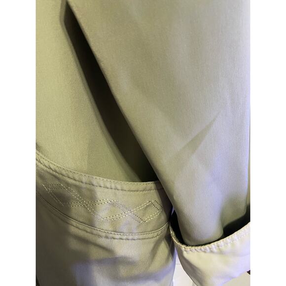 Braetan Coat Women's Large Khaki Green Beige Big Front Pockets - Picture 7 of 9
